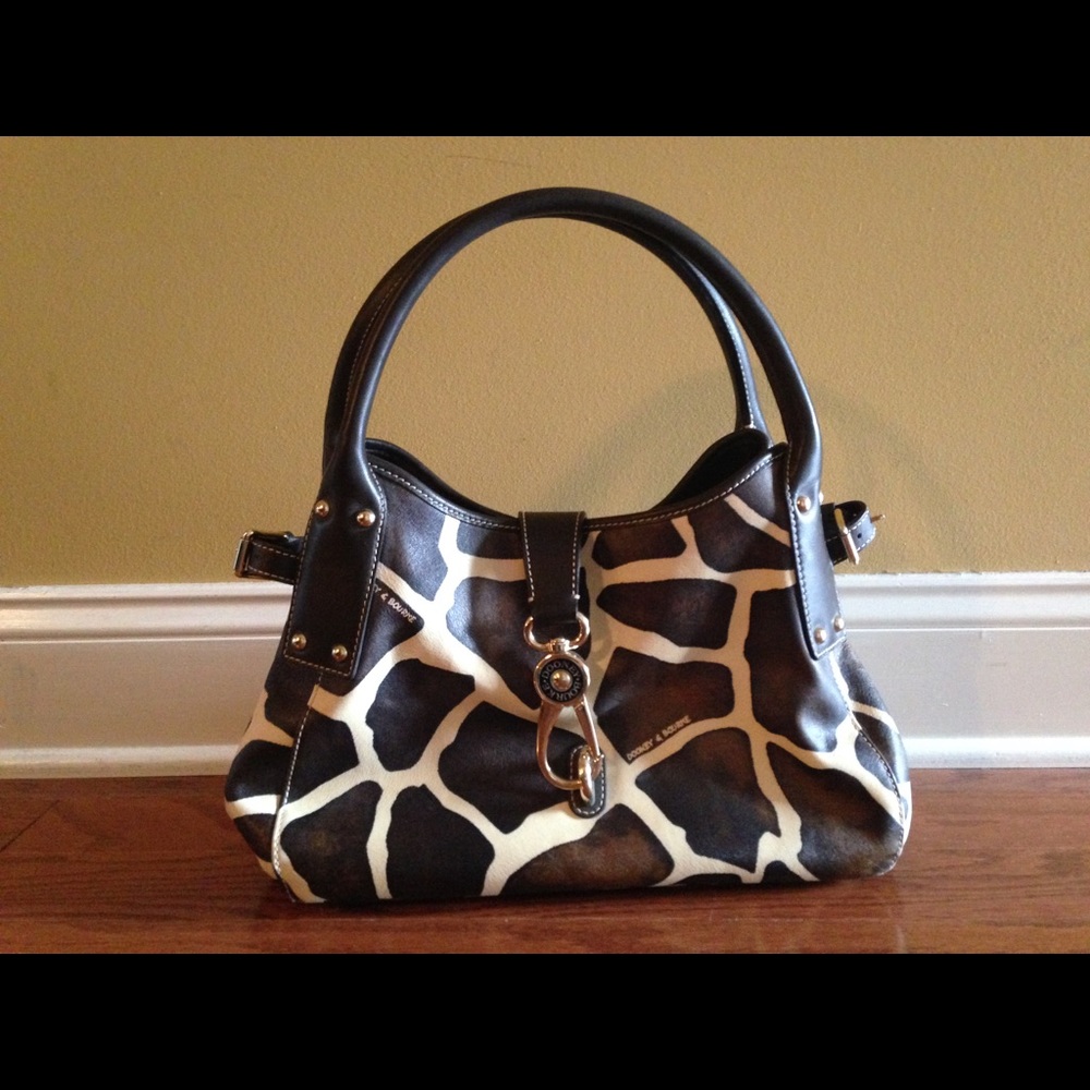 Dooney & Bourke Giraffe Logo Lock Satchel